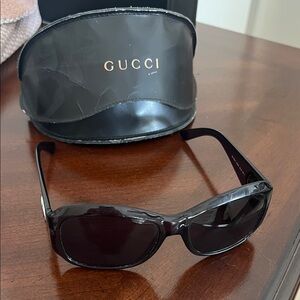 Gucci Glossy Black Sunglasses